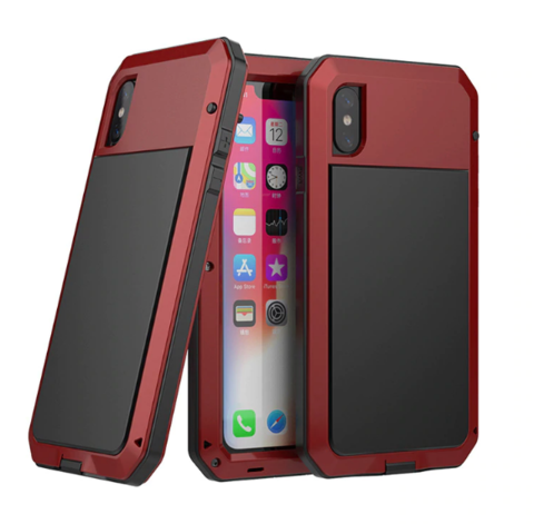 Чехол бронированный Taktik Extreme для iPhone X, Xs (Красный)