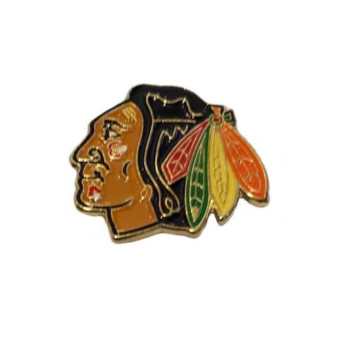 Значок Chicago Blackhawks металлический