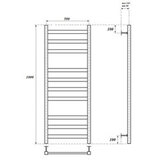 Полотенцесушитель электрический Point PN83150E П10 500x1000 левый/правый, хром