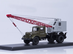 MAZ-200 Truck Crane K-51 khaki-gray Start Scale Models (SSM) 1:43