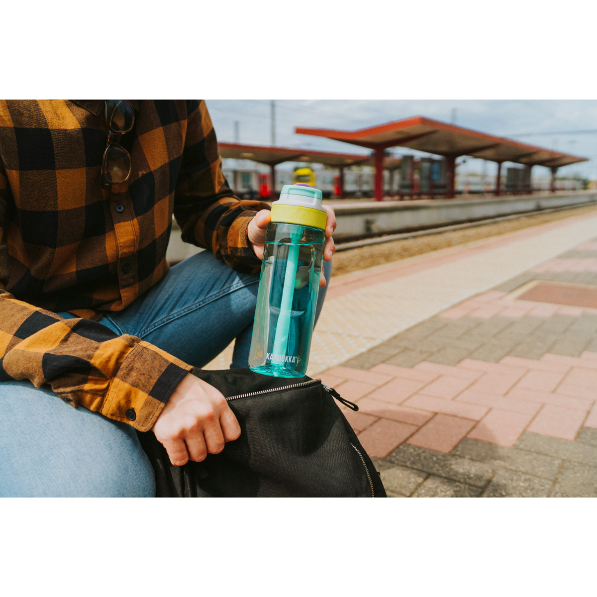 Бутылка для воды Kambukka Lagoon (750 мл), Зеленый, арт. 11-04054 - фото 7