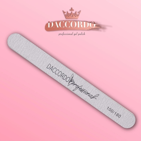 D'accordo professional тонкая пилка на деревянной основе мини 100/180