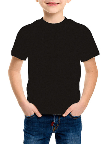 235-1 футболка детская, черная