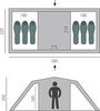 Картинка палатка кемпинговая Btrace Ruswell 6  - 2