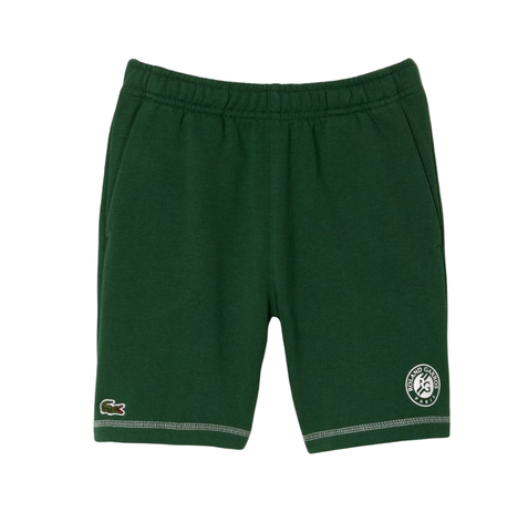 Детские теннисные шорты Lacoste Tennis Sport Roland Garros Edition Organic Cotton Shorts - green