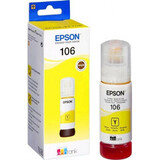 Чернила Epson 106Y для L7160, L7180, желтый. Ресурс 5000 стр. (C13T00R440)