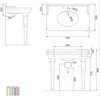 ArtCeram Hermitage HEC003 01 00 Ножки под раковину, Artceram, HERMITAGE, материал: керамика, цвет-белый