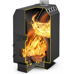 Печь отопительная трубная 200 с чугунной дверцей в интернет-магазине ЯрТехника