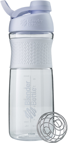 Картинка шейкер Blender Bottle sportmixer tritan twist cap 828 White - 1