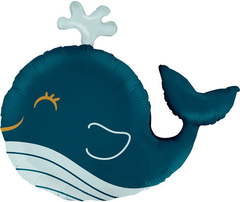 К Фигура, Счастливый кит, 36''/91 см, 1 шт. (В упаковке)