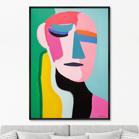 ArtNoMore - Репродукция картины на холсте The Mask collection, No 7, 2024г.