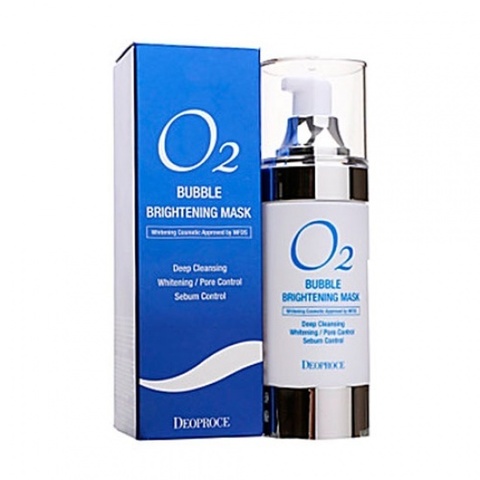 ДП Маска кислородная для лица осветляющая DEOPROCE O2 BUBBLE BRIGHTENING MASK 100ml