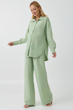 Костюм для беременных и кормящих  18287 салатовый