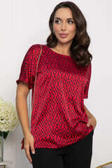 Блуза Морган (красная/цепи) Б14087-16М LT Collection