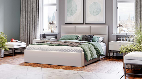 Кровать Стелла двуспальная с подъемным механизмом