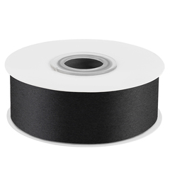Лента Атласная (2,5см*22,85м) Черный.