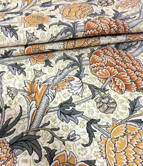 Гобеленовая ткань Артишок оранж. ширина 175 см