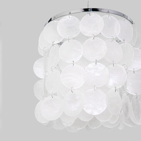 Подвесной светильник Eurosvet Sandra 60185/1 хром/перлаиутр