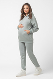 Утепленный спортивный костюм для беременных и кормящих  16501 холодная мята