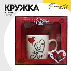 
          Кружка + Ложка Набор "Love"