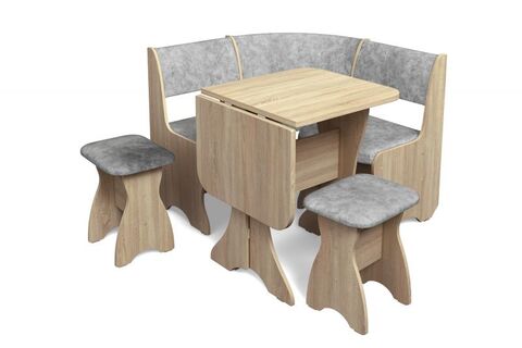 кухонный уголок ТЮЛЬПАН МИНИ (дуб сонома/серый)