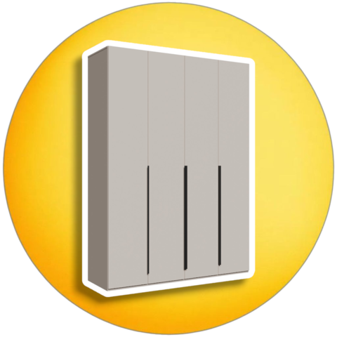 шкаф ПАЛЬМА 1,6 м (сатин)