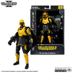 Фигурка T4-40 Золотой Орел из игры Helldivers 2 McFarlane Gaming Edition