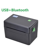 Термальный принтер этикеток XPrinter XP-DT108B (USB + Bluetooth) черный