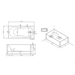 Ванна акриловая 150х70 AM.PM X-Joy - W88A-150-070W-A