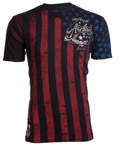 Archaic | Футболка мужская Nation Color Black AM1940BLC от Affliction перед