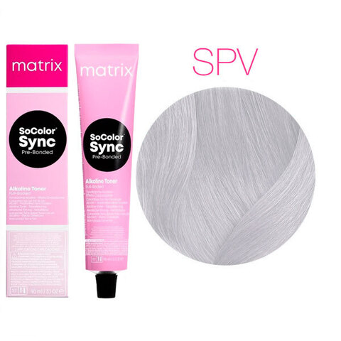 Matrix SoColor Sync Pre-Bonded SPV пастельный перламутровый, тонирующая краска для волос без аммиака