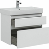 Aquanet 245244 Тумба с раковиной Nova Lite 75 2 ящ. цв.бел. глянец (245244)