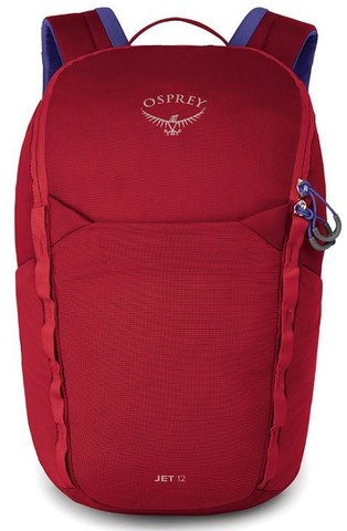 Картинка рюкзак туристический Osprey Jet 12 Cosmiс Red - 3