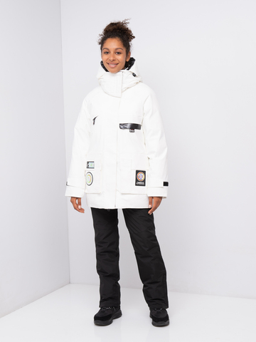 Женская горнолыжная куртка BETEBEILE  белого цвета .