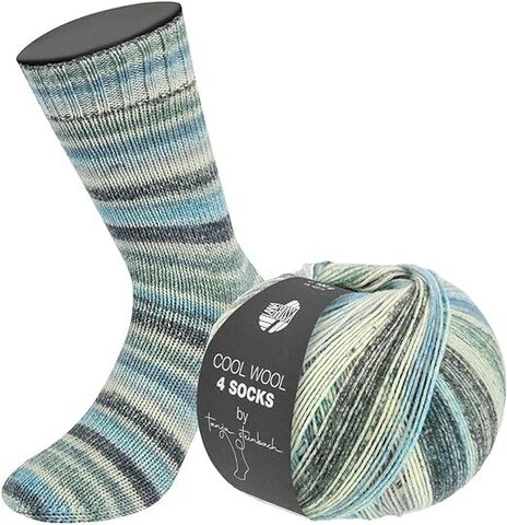 Пряжа Lana Grossa Cool Wool 4 Socks Print 7751