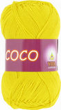 Пряжа Vita Coco 4320 ярко-желтый