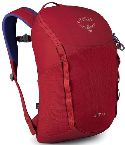 Картинка рюкзак туристический Osprey Jet 12 Cosmiс Red - 1