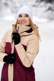Удлиненный прогулочный зимний костюм Парка Nordski Sweet Wine + Брюки Premium Black женский с лямками
