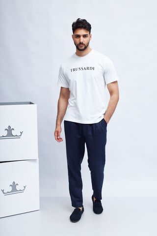 TRUSSARDI Футболка с лого на груди