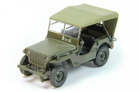 Jeep Willys MB Ford GPW 1:43 DeAgostini Auto Legends USSR #186