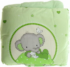 Комплект в кроватку "Слоник Боня" (бежевый)