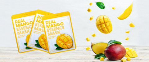 Тканевая маска для лица FARMSTAY Real Mango Essence Mask, 23 мл