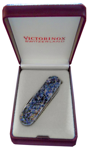 Нож-брелок Victorinox Classic LE, 58 мм, 4 функции, натур.камень, 