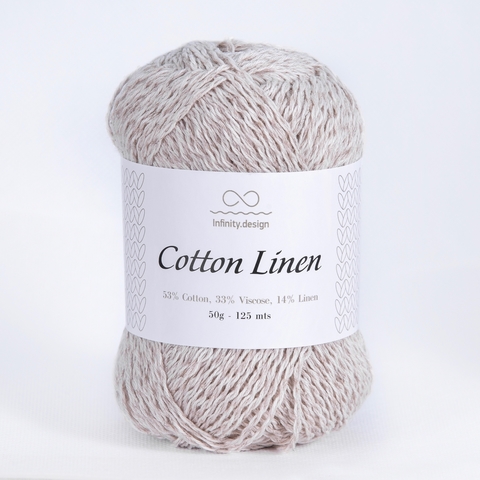 Пряжа Infinity Cotton Linen 1015 суровый