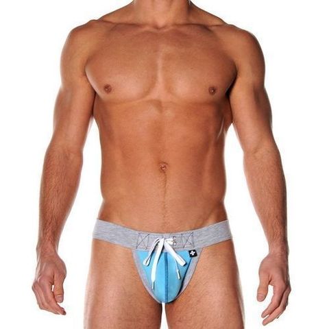 Мужские трусы Andrew Christian Jock Blue джоки голубые ART911