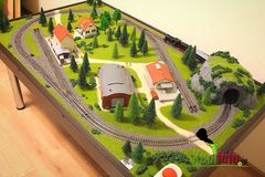 Железнодорожный макет в масштабе 1:87