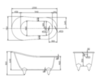 BelBagno BB-LEG-LION-BRN Ноги для ванны для ванны, бронза