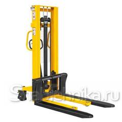 Штабелер ручной гидравлический SDA 1525-1 (1500 кг 2,5 м раздвижные вилы)