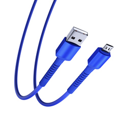 Кабель для зарядки BY XXL, Micro USB, 2 м, QC3.0, синий