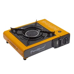 73-0-023 Плита туристическая газовая газова портативная в кейсе, к цанговому баллону и переходником на баллон (РемоКолор)